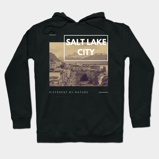 Salt lake city Hoodie by Innboy